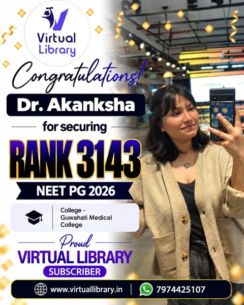 Dr. Akanksha, All India Rank 3143, NEET PG 2026