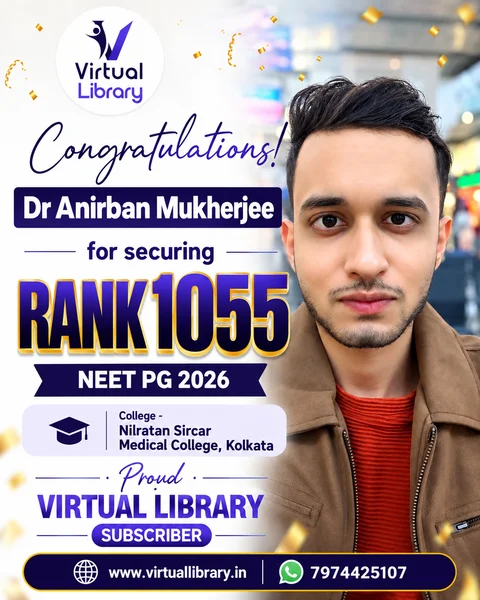 Dr. Anirban Mukherjee, All India Rank 1055, NEET PG 2026